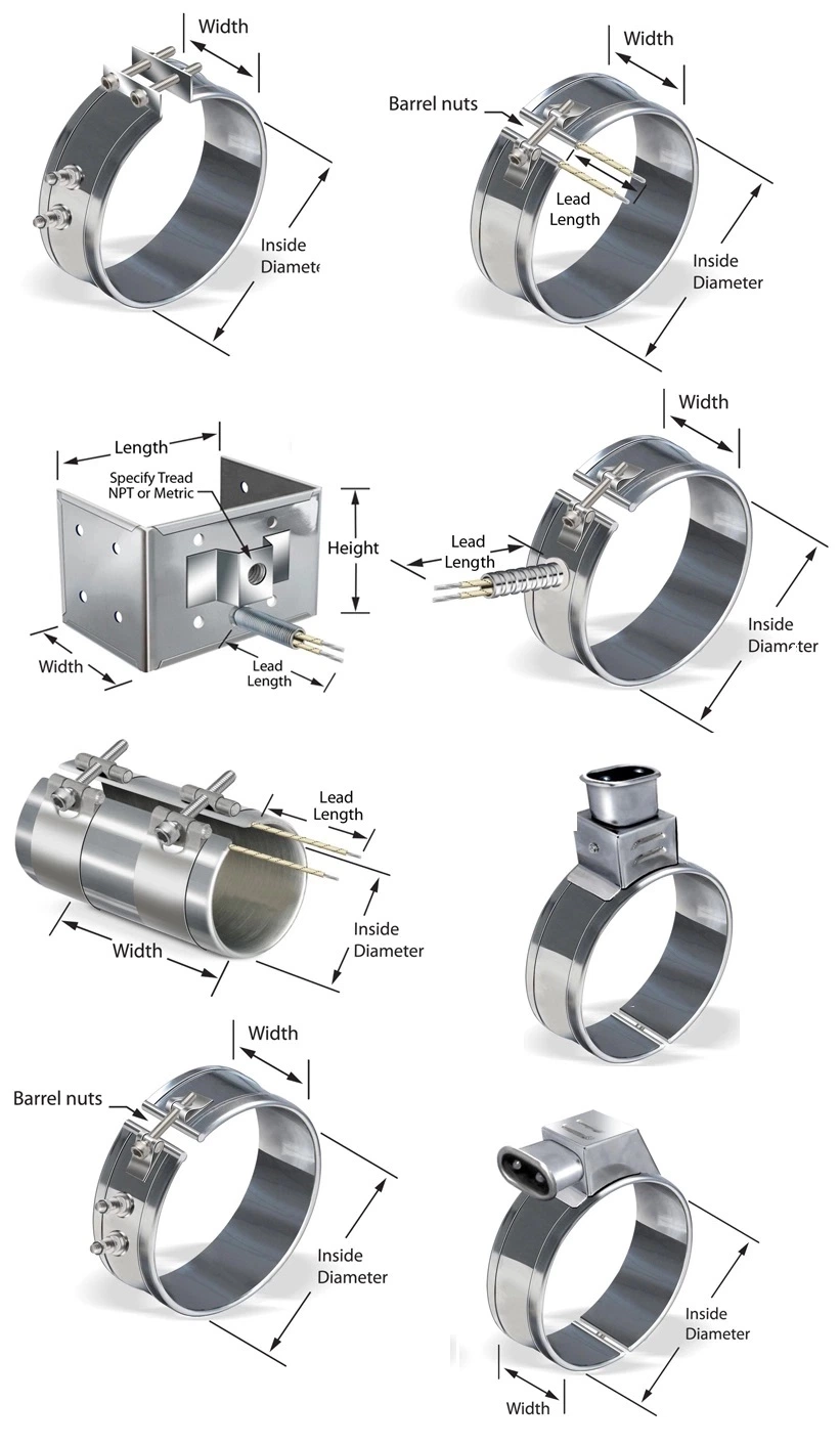 Industrial Electric Mica/Ceramic/ Nozzle Band Heater for Extruder Injection Molding